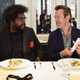 Questlove and Saveur magazine Editor-in-Chief Adam Sachs appear during Taste of Waldorf Astoria at the Waldorf Astoria Hotel in New York City on Feb. 23, 2016.
Bryan Bedder/Getty Images for Waldorf Astoria Hotels & Resorts